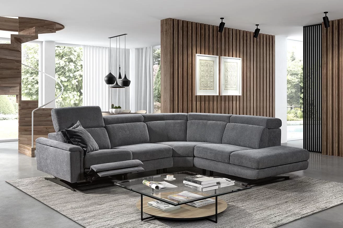 Errol Small – 1510R+1500+5400+5601 Bloq Grey, Cushions Dim Antracite