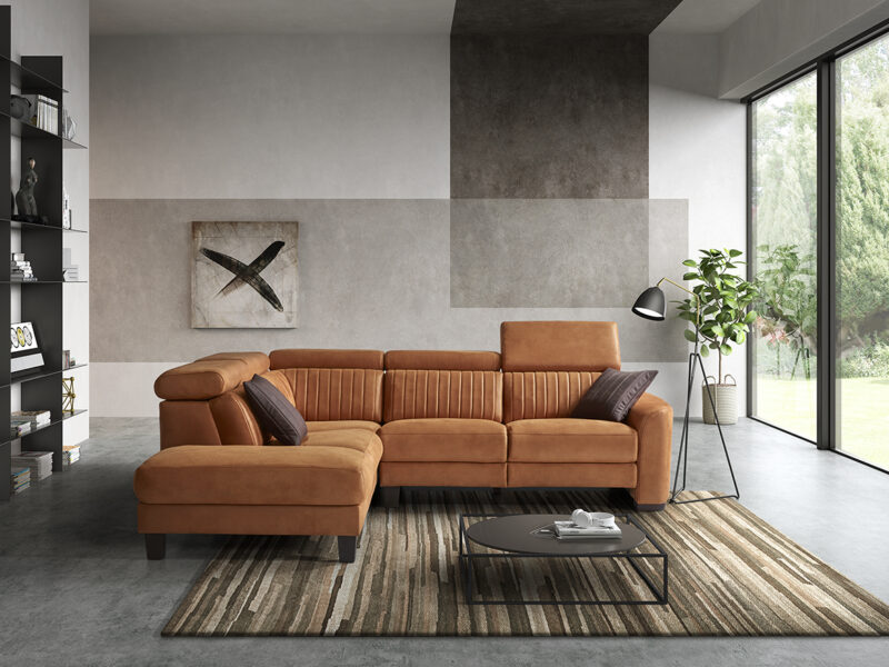 Regal P1A2,5 (5510+2501) – Mozart Teja, Cushions Dark Brown