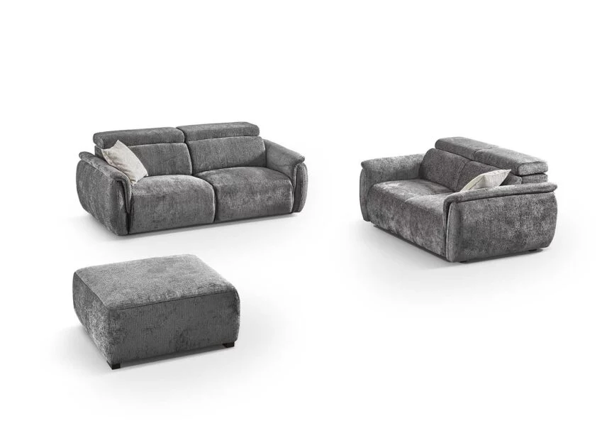 Avenue – 2511RR + 2011 + 7100 – Fusion Antracite, Cushions Fusion Shell, Infini
