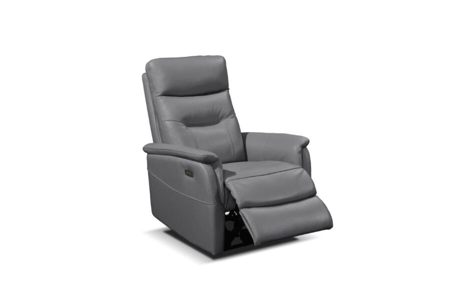 Elton – 1E – Full Leather Massivo Dark Grey 8020