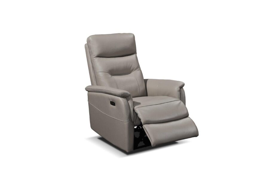 Elton – 1E – Full Leather Massivo Light Grey 428A