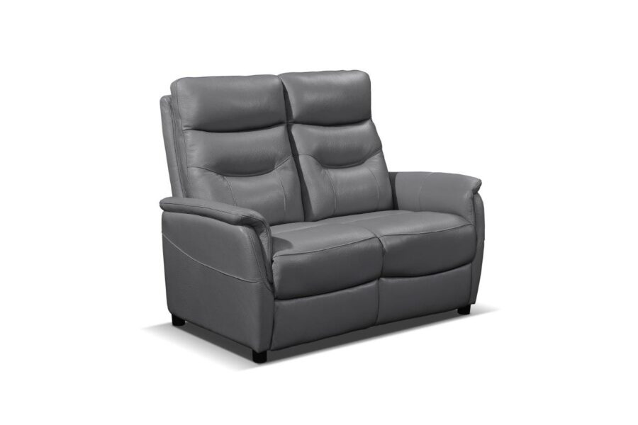 Elton – 2S Fixed – Full Leather Massivo Dark Grey 8020