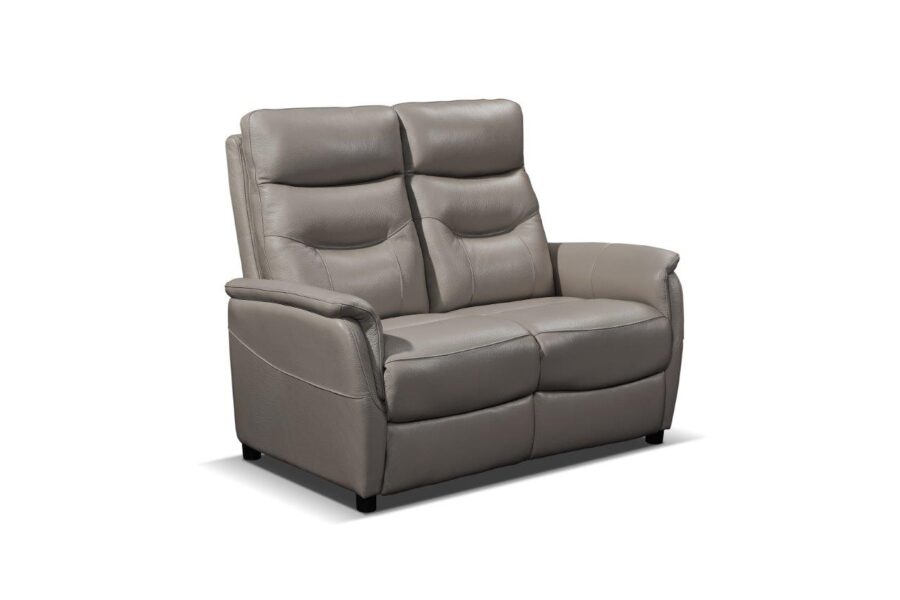Elton – 2S Fixed – Full Leather Massivo Light Grey 428A