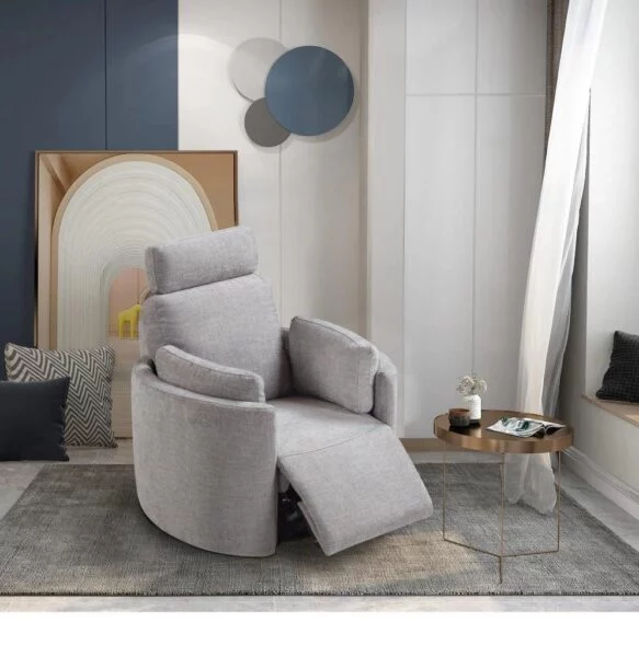 Julio Rock – Swivel Recliner Rocking – Sense Light Grey 001 (1)