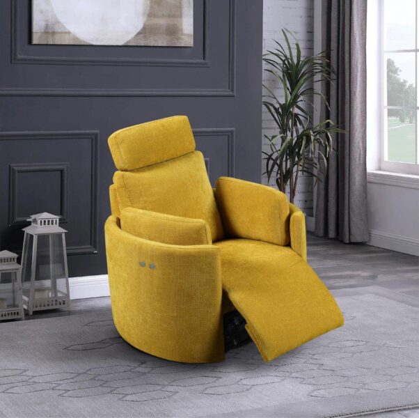 Julio Rock – Swivel Recliner Rocking – Sense Yellow 29 (1)