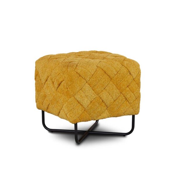 Pippa – Footstool – Maka Yellow 03