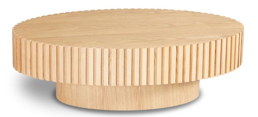 Levi – Oval Coffee Table – Veneer Natural Ash