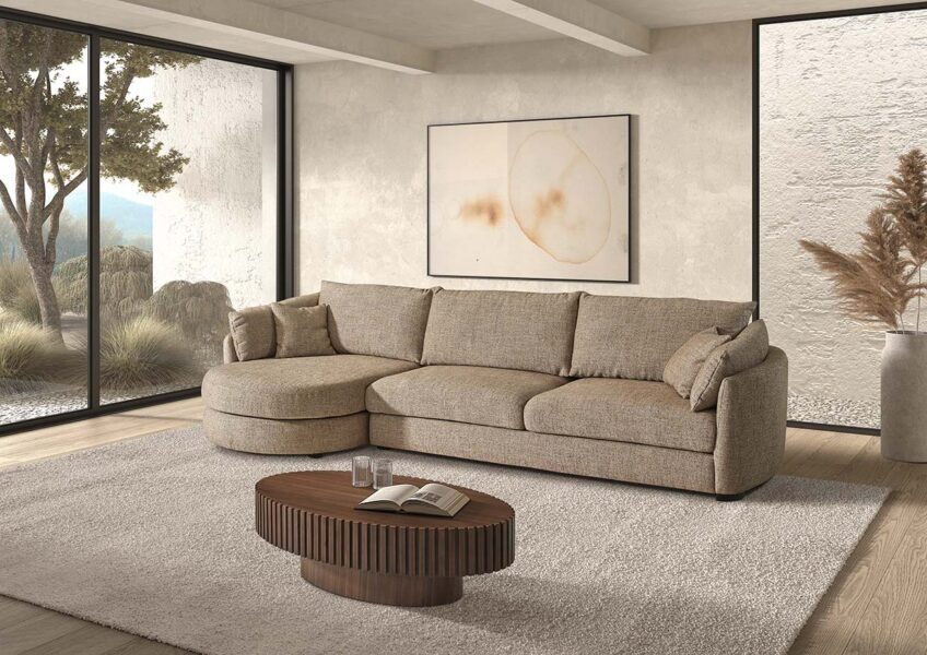 Juliette – 6410+2501 – Cat. E, Be Amazing Nature 01, Ambi + Levi – Oval Coffee Table – Walnut