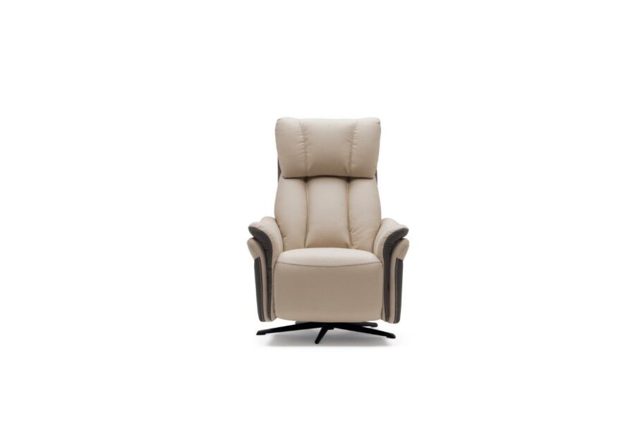 Colin Swivel – 1111E SW – Cerge Beige 6805 + Dark Brown 6323 (1)