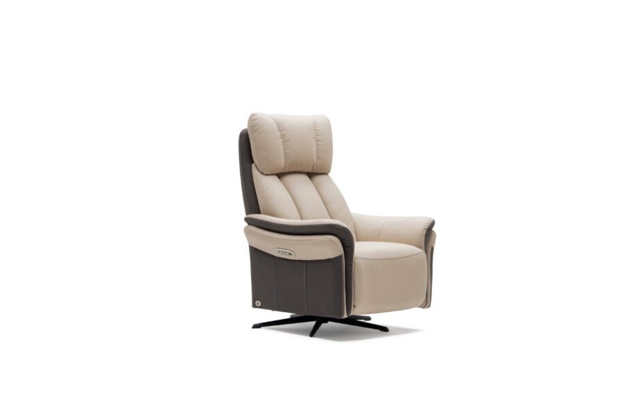 Colin Swivel – 1111E SW – Cerge Beige 6805 + Dark Brown 6323 (2)