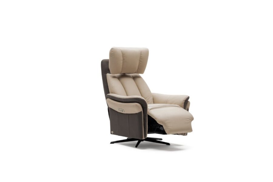 Colin Swivel – 1111E SW – Cerge Beige 6805 + Dark Brown 6323 (4)