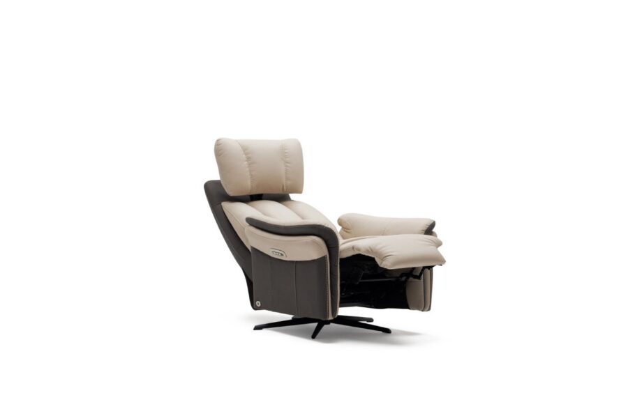 Colin Swivel – 1111E SW – Cerge Beige 6805 + Dark Brown 6323 (5)